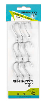 Shinto Pro Live Bait Swivel Ganged Hooks