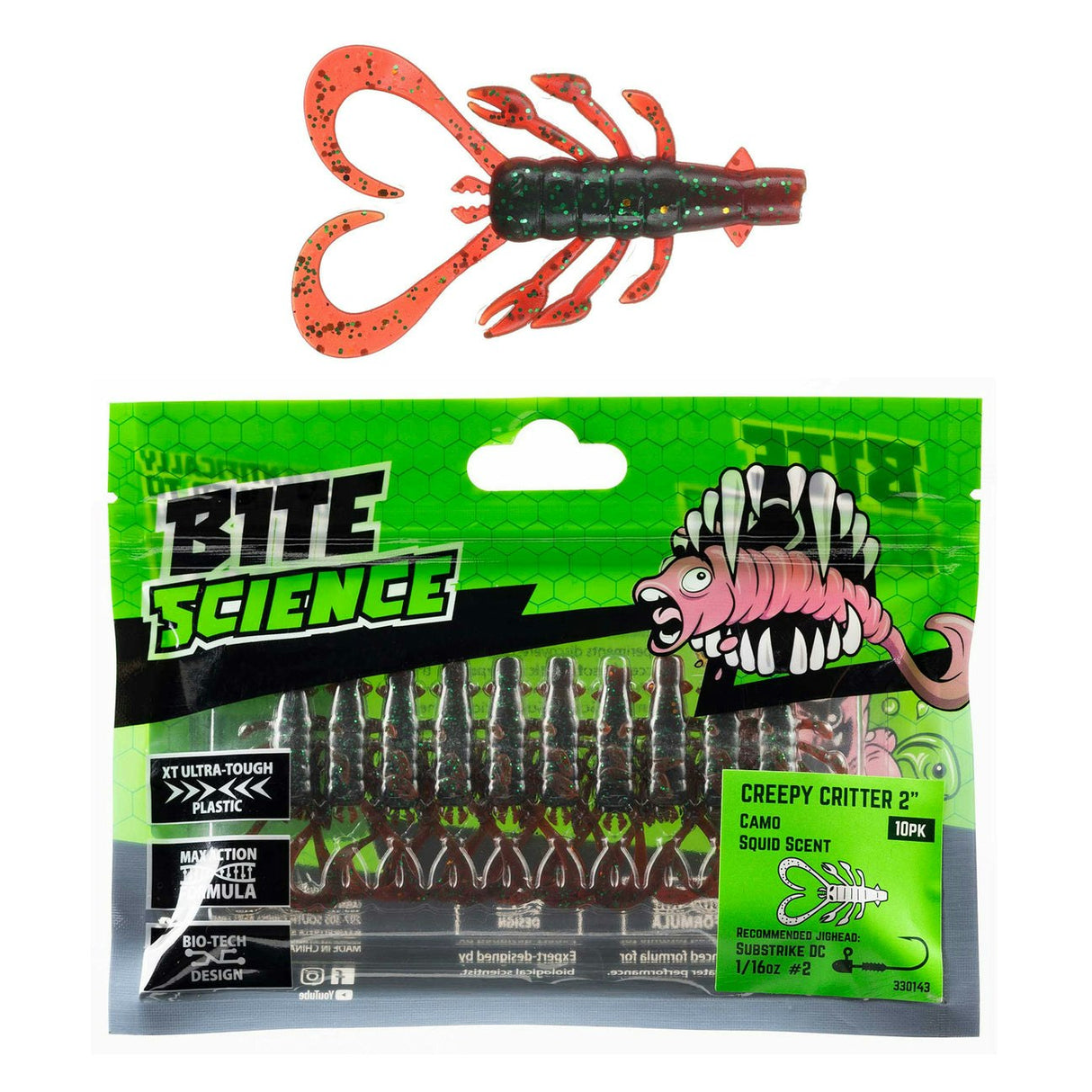 Bite Science Creepy Critter Lures