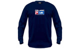 Pelagic Shirt Deluxe Logo Navy - Long Sleeve Tee