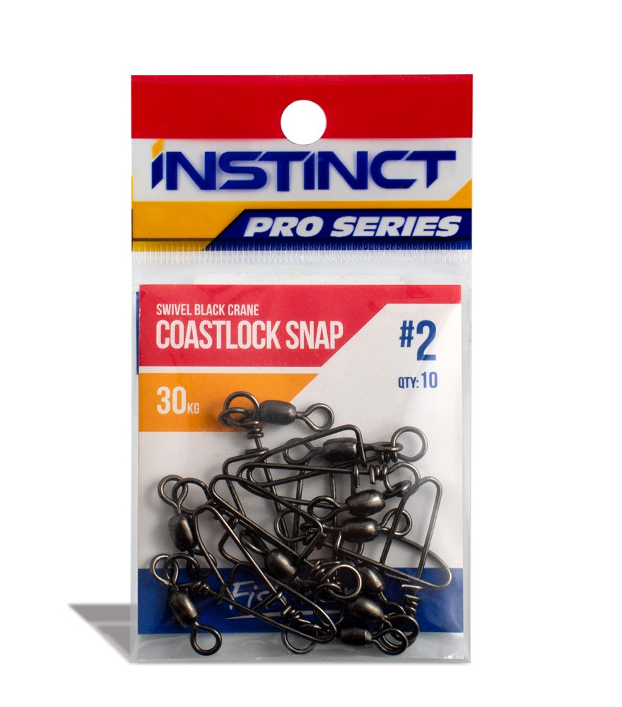 Instinct Pro Swivel Black Crane Coastlock Snap