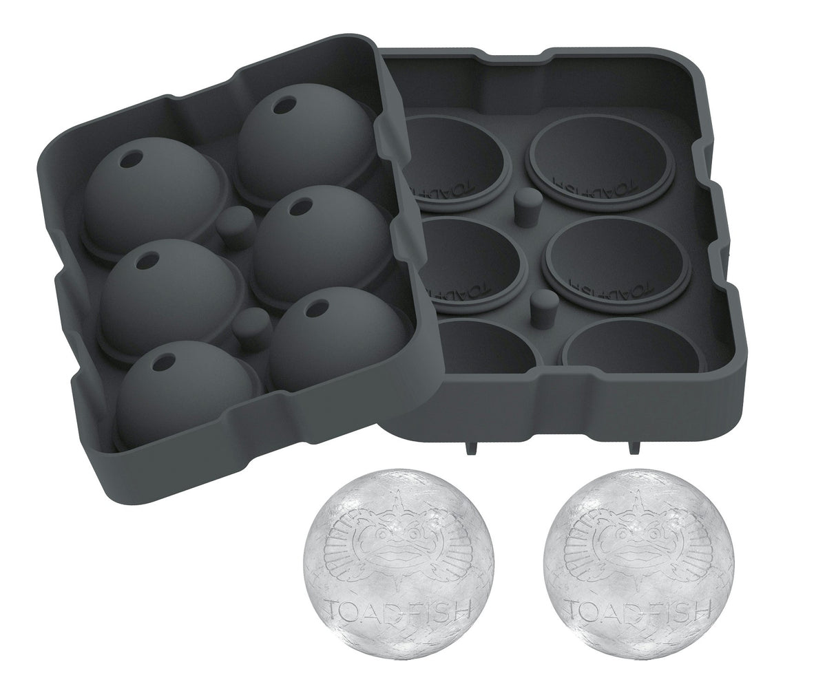 Toadfish Silicone 6-Pack Ice Ball Freezer Tray