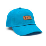 YETI Badge Logo Leather Soft Crown Hat