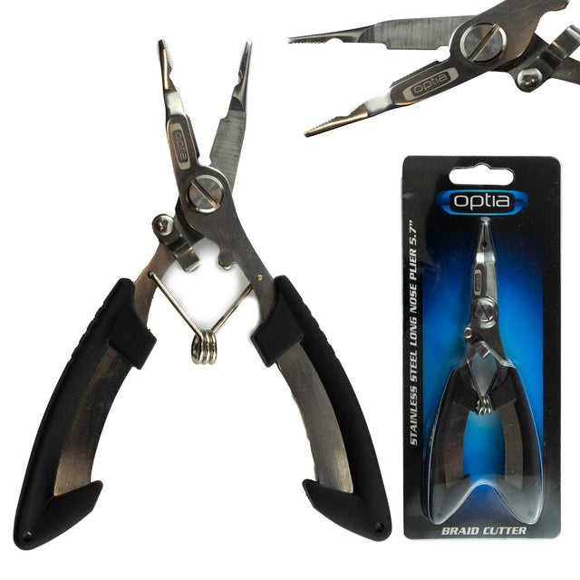 Optia Long Nose Plier + Braid Cutter 5.7