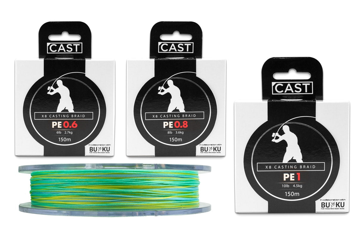 Cast Braid Cast Buku Casting Braid X8 – Tackle World