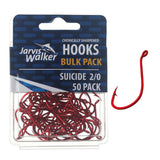 Jarvis Walker Red Suicide Hooks