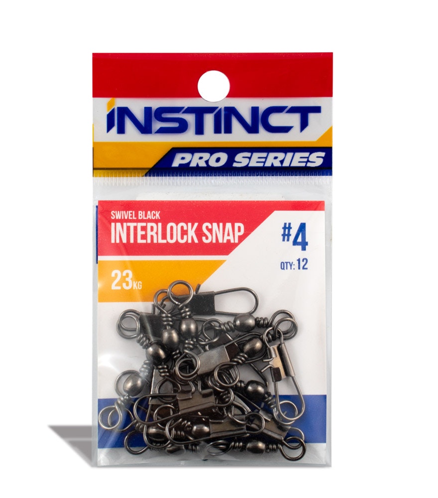 Instinct Pro Swivel Black Interlock Snap