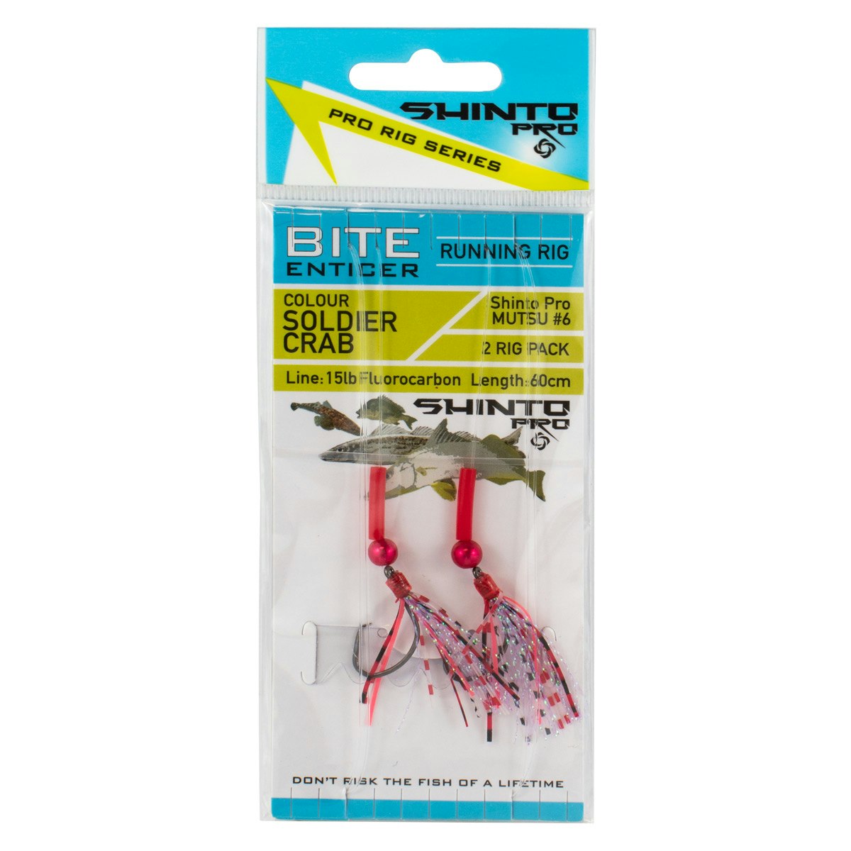 Shinto Pro Bite Enticer Running Mutsu Rig 2pk