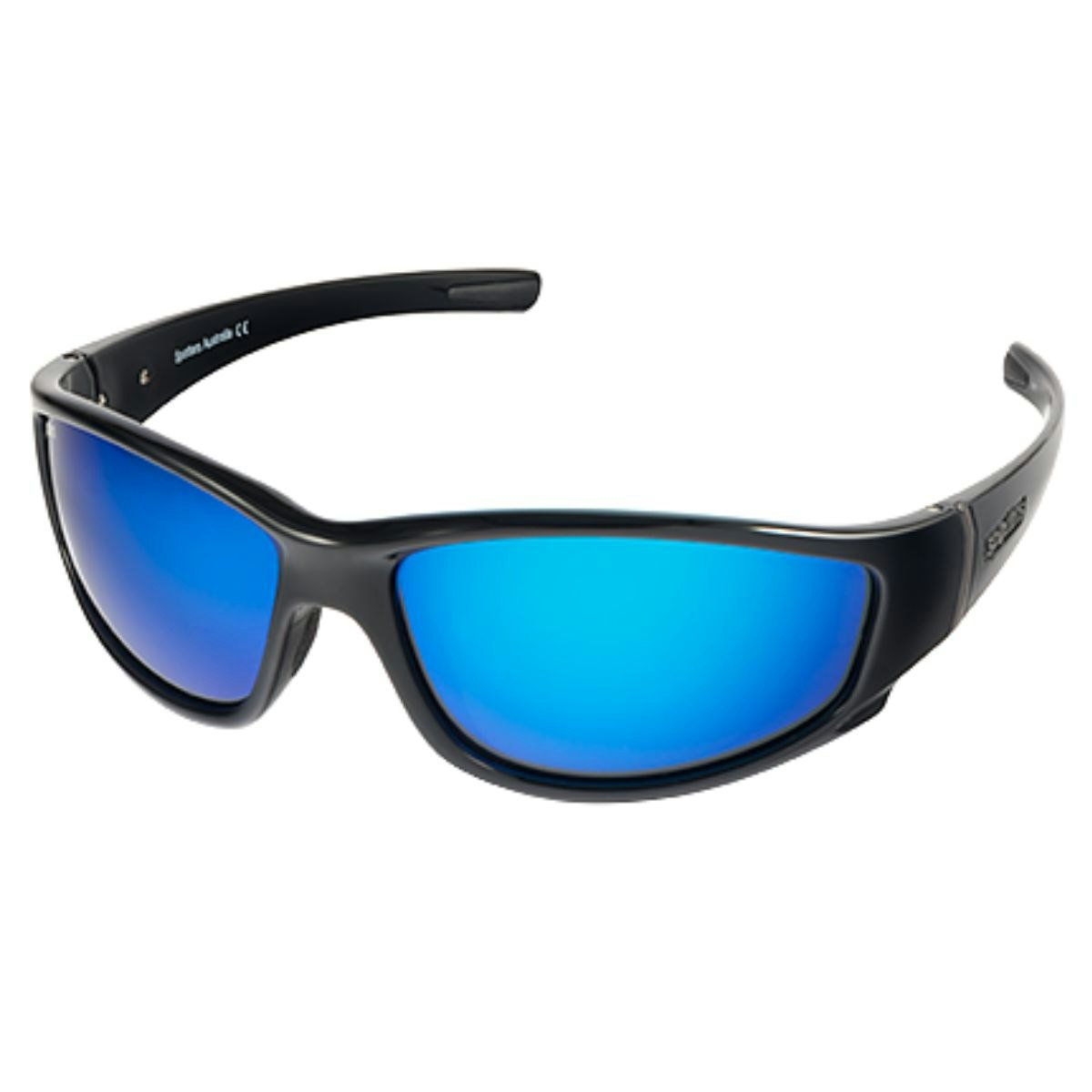 Spotters Cristo Gloss Black Polarised Sunglasses