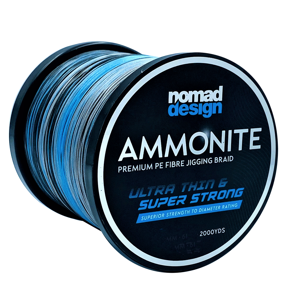 Nomad Design Ammonite Multicolour Jigging Braid 2000yds - PE 2