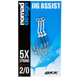 Nomad Design Jig Assist Hooks - Blue - 2/0