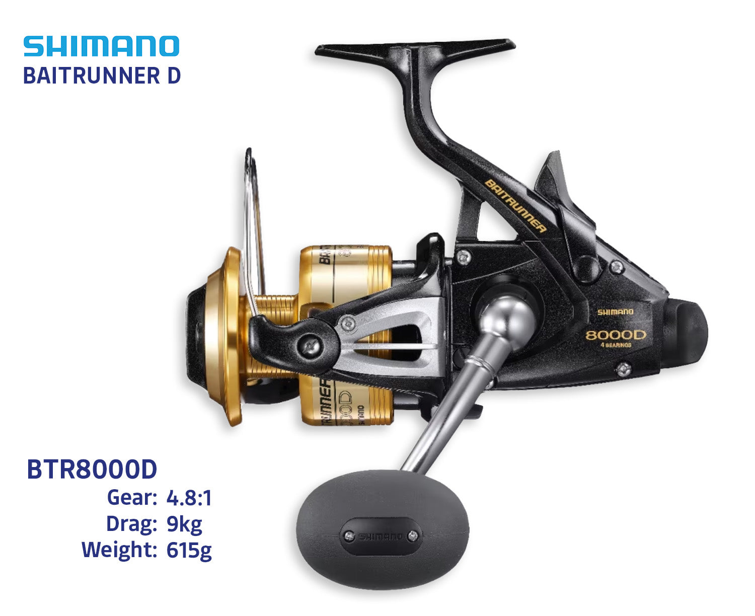 Shimano Baitrunner D Spin Reel – Tackle World