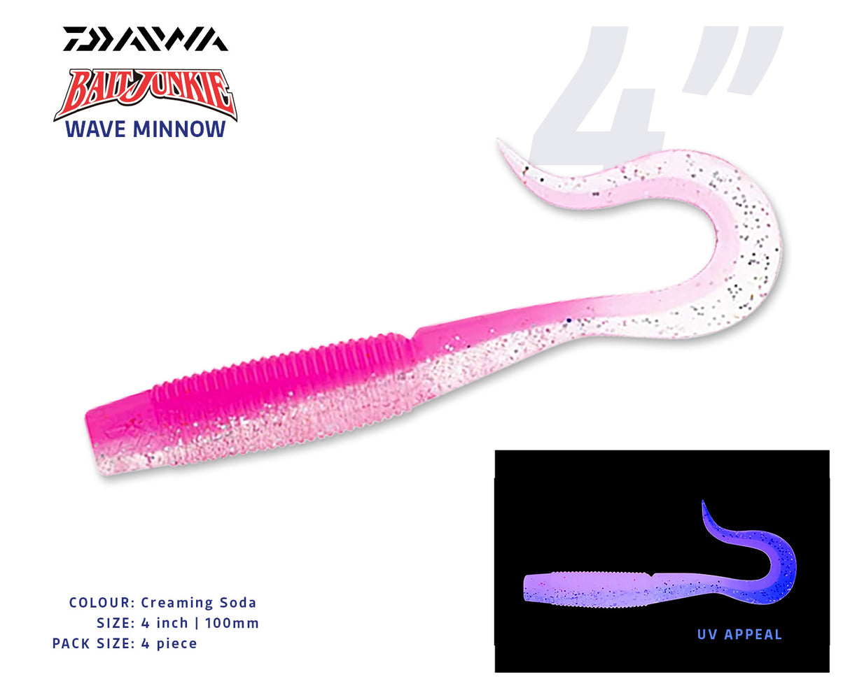 Bait Junkie Wave Minnow 4 inch