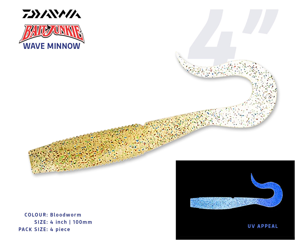 Bait Junkie Wave Minnow 4 inch