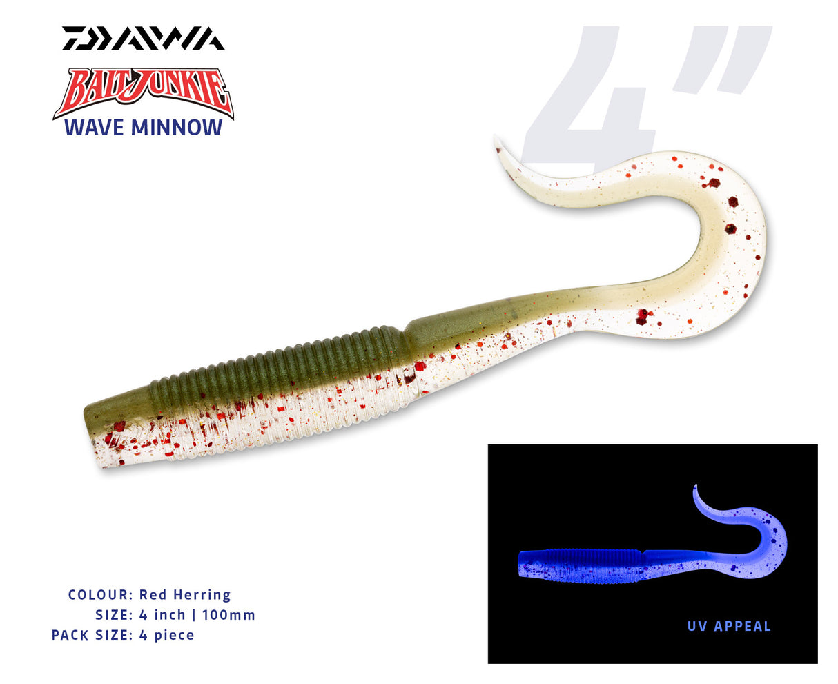 Bait Junkie Wave Minnow 4 inch