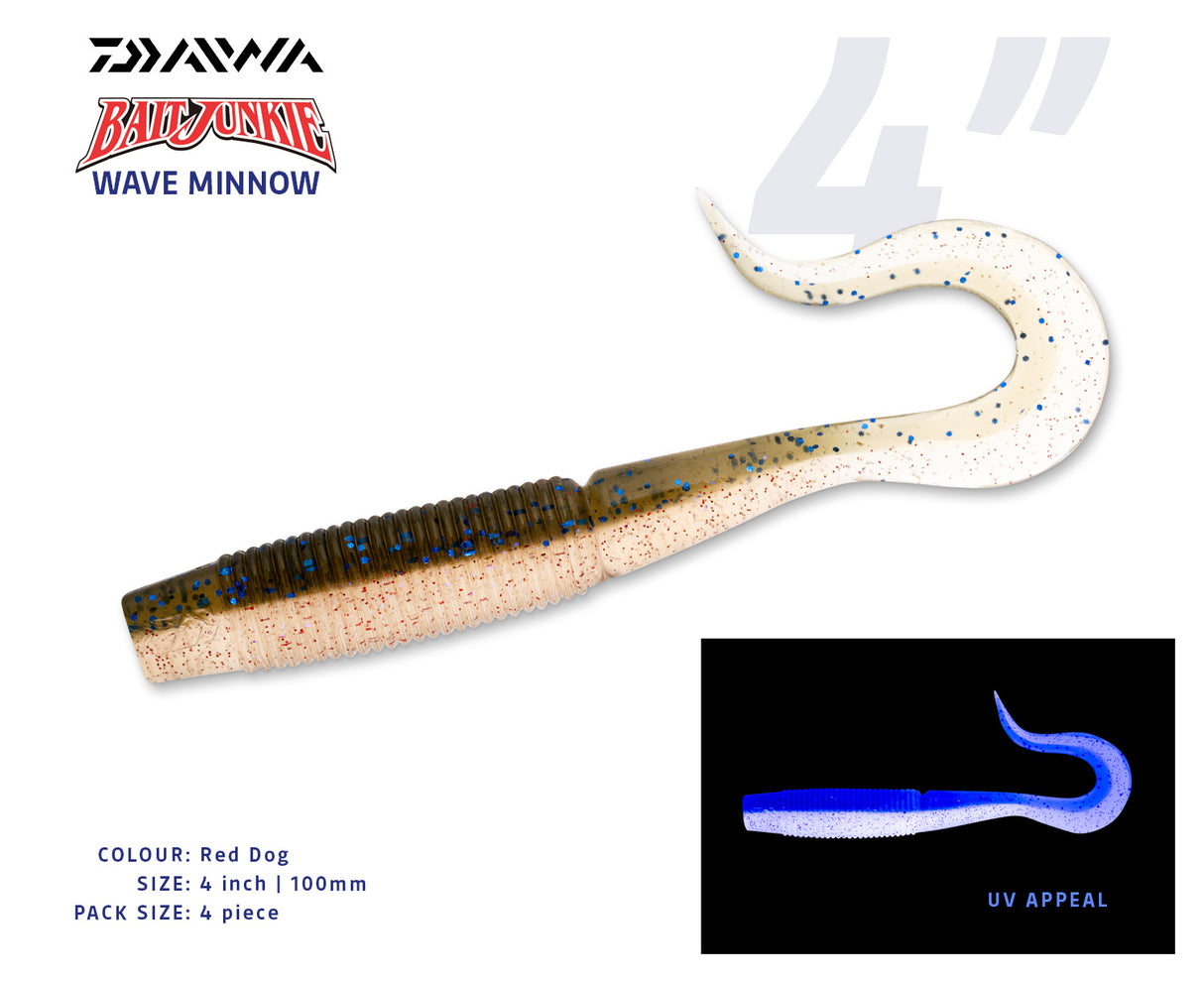 Bait Junkie Wave Minnow 4 inch