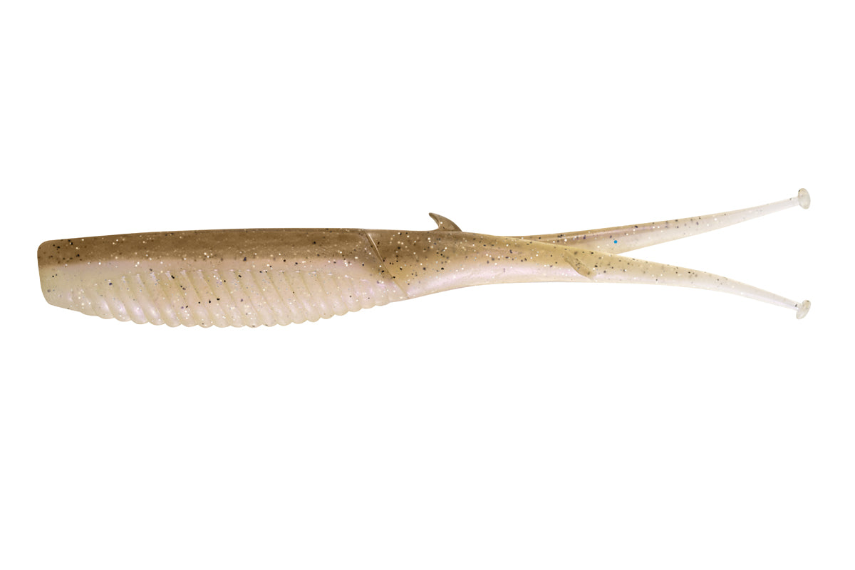 Nomad Design Double Down 4" Jerkshad - 5 Pack - Live Ops - Sandy Pearl