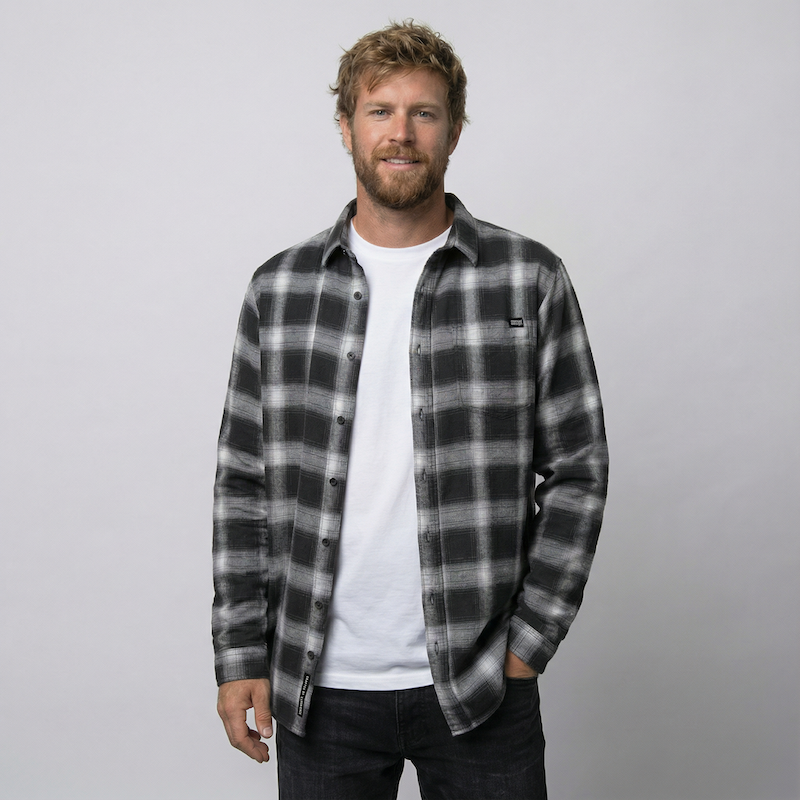 Nomad Design Flannelette Shirt - Flexfit - XXL