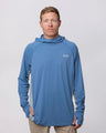 Nomad Design Fishing Hooded Solar Pro - Crafted Series Blue Steel - XXXL
