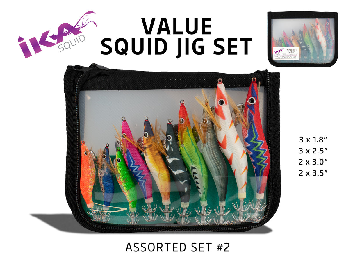 IKA Value Squid Jig Packs