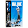 Nomad Design Inline Eye Single Hooks - 11/0