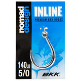 Nomad Design Inline Eye Single Hooks - 5/0