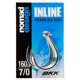 Nomad Design Inline Eye Single Hooks - 7/0
