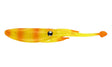 Nomad Design Jerksquid 5" Jerkshad - 4 Pack - Live Ops - Chartreuse Tiger