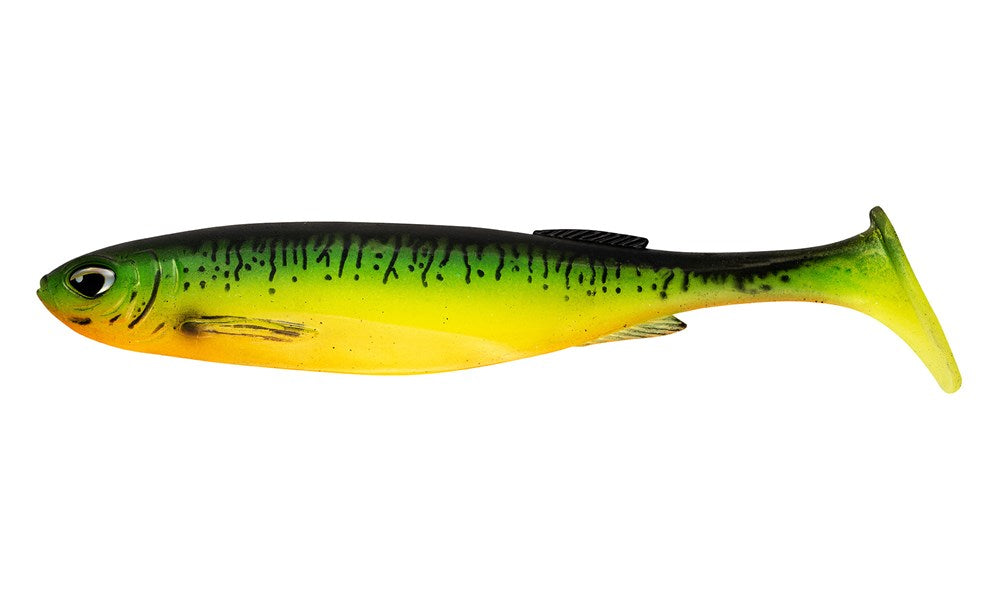 Nomad Design Maniax Unrigged 6" Swimbait - 2 Pack - Live Ops - Fire Tiger