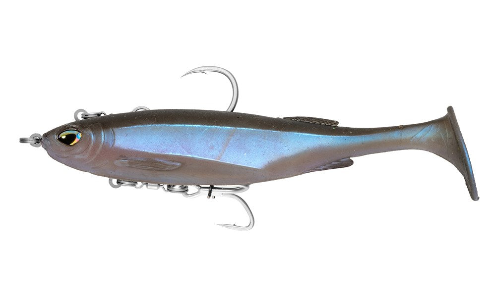 Nomad Design Maniax Rigged 8" Swimbait - Live Ops - Pearl Shimmer