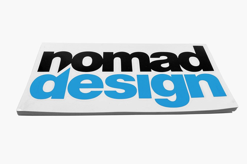 Nomad Design Sticker - Black / Blue