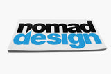 Nomad Design Sticker - Black / Blue