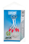Nomad Design Jig Assist Hooks - Double 5X Strong Pink - 3/0