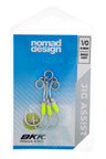 Nomad Design Jig Assist Hooks - Single 5X Strong Chartreuse - 1/0