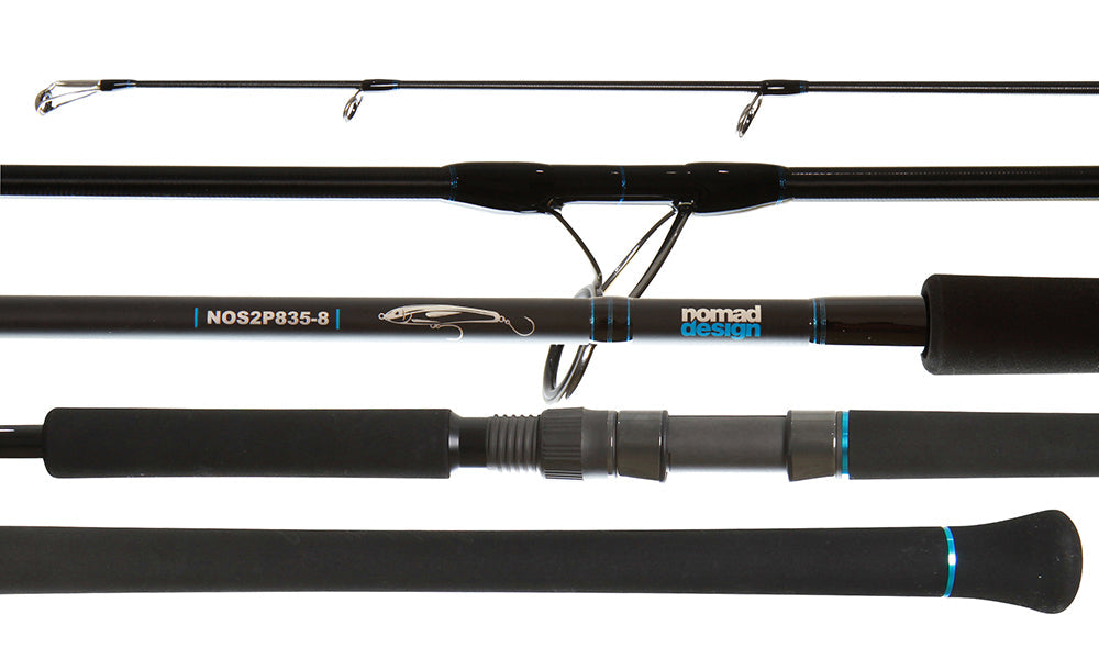 Nomad Design Offshore Spin Rods - NOS2P835-8 SPIN 8'3" 2pc 50lb-80lb