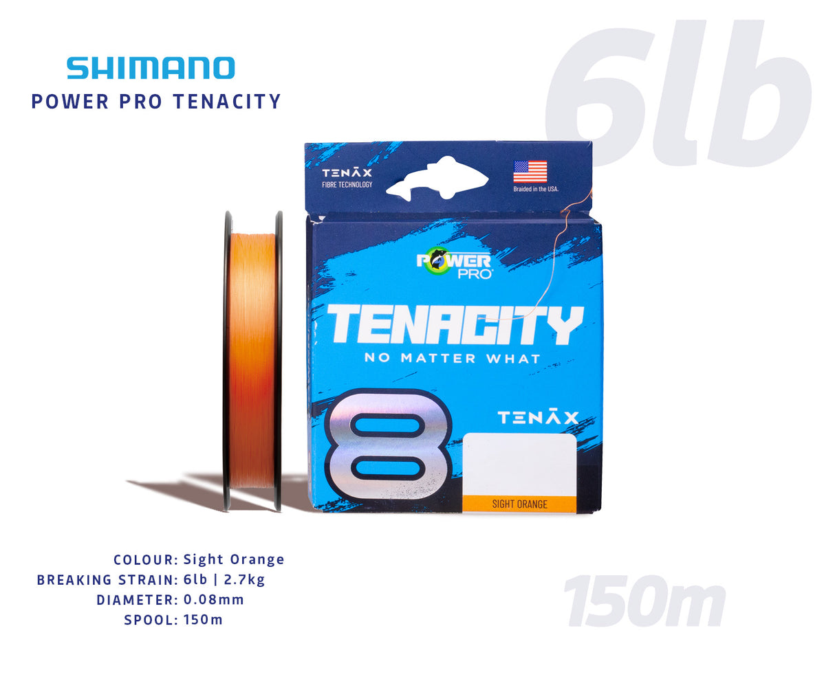 Power Pro Tenacity 150m Sight Orange