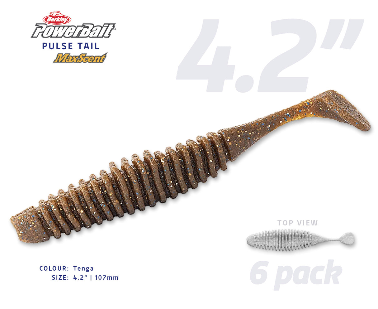 Powerbait MaxScent Pulse Tail 4.2 inch