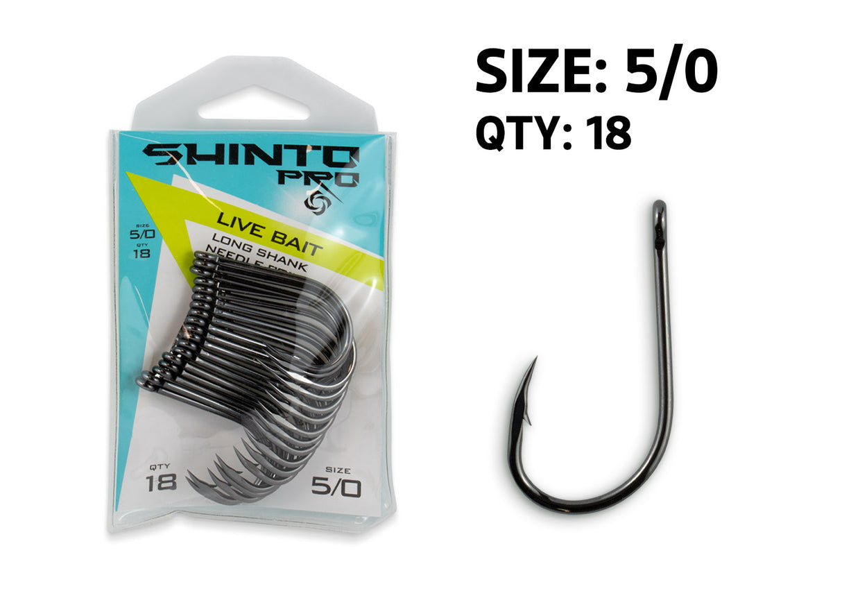 Shinto Pro Live Bait Long Shank Pre Pack