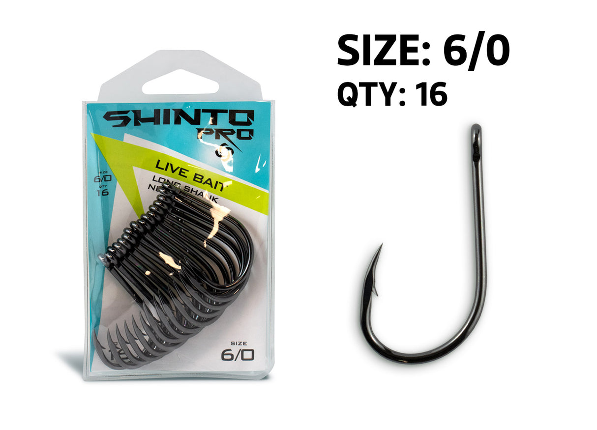Shinto Pro Live Bait Long Shank Pre Pack