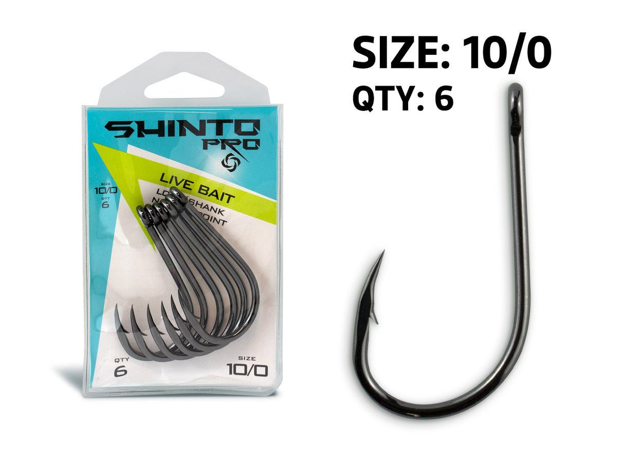 Shinto Pro Live Bait Long Shank Pre Pack