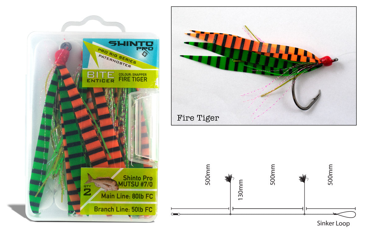 Bite Enticer Mutsu Paternoster Rigs #5/0 & #7/0 – Tackle World