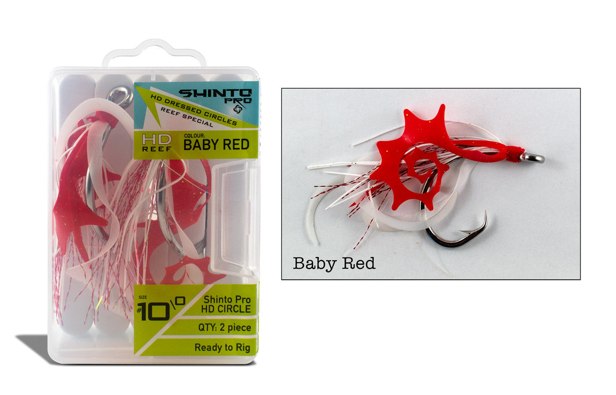 dressed fishing hooks Shinto Pro Dressed Circle Reef Hook 2/pack – Tackle World