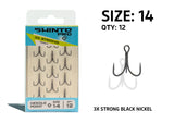 Shinto Pro 3X Strong Black Nickel Trebles