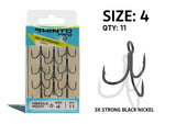 Shinto Pro 3X Strong Black Nickel Trebles