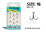 Shinto Pro 3X Strong Black Nickel Trebles