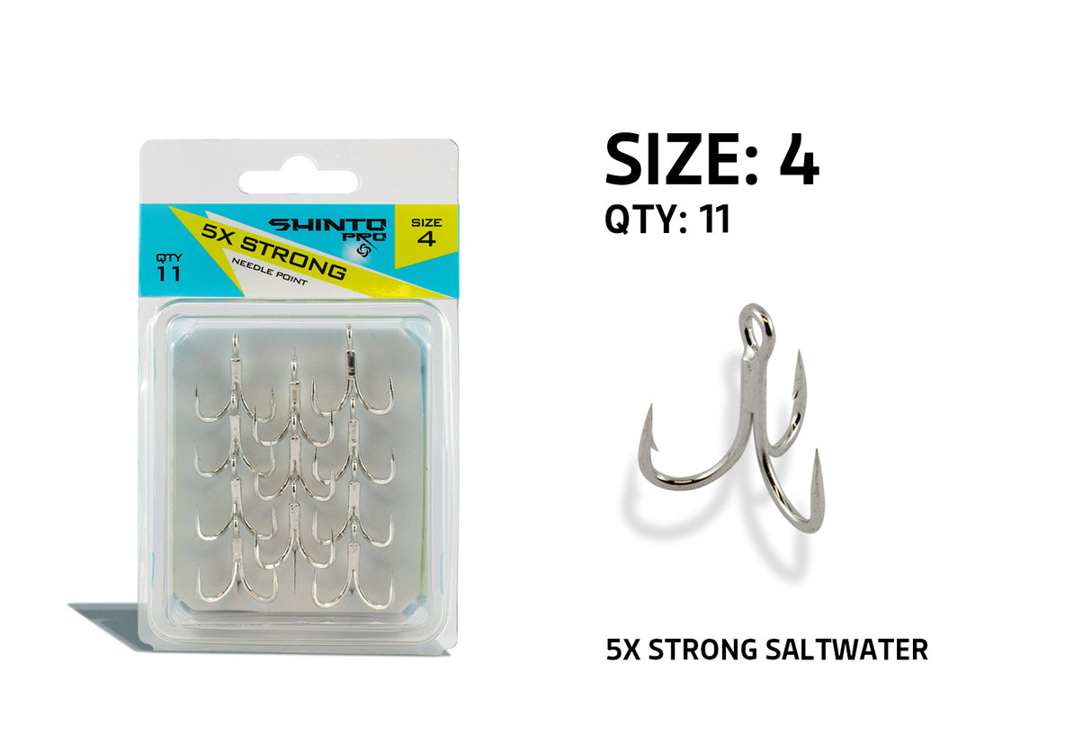 Shinto Pro 5X Strong Saltwater Trebles