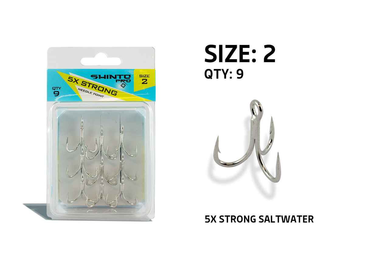 Shinto Pro 5X Strong Saltwater Trebles