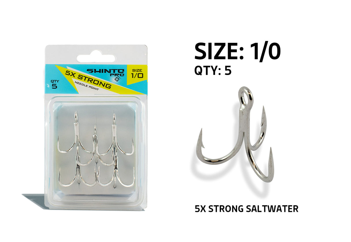 Shinto Pro 5X Strong Saltwater Trebles