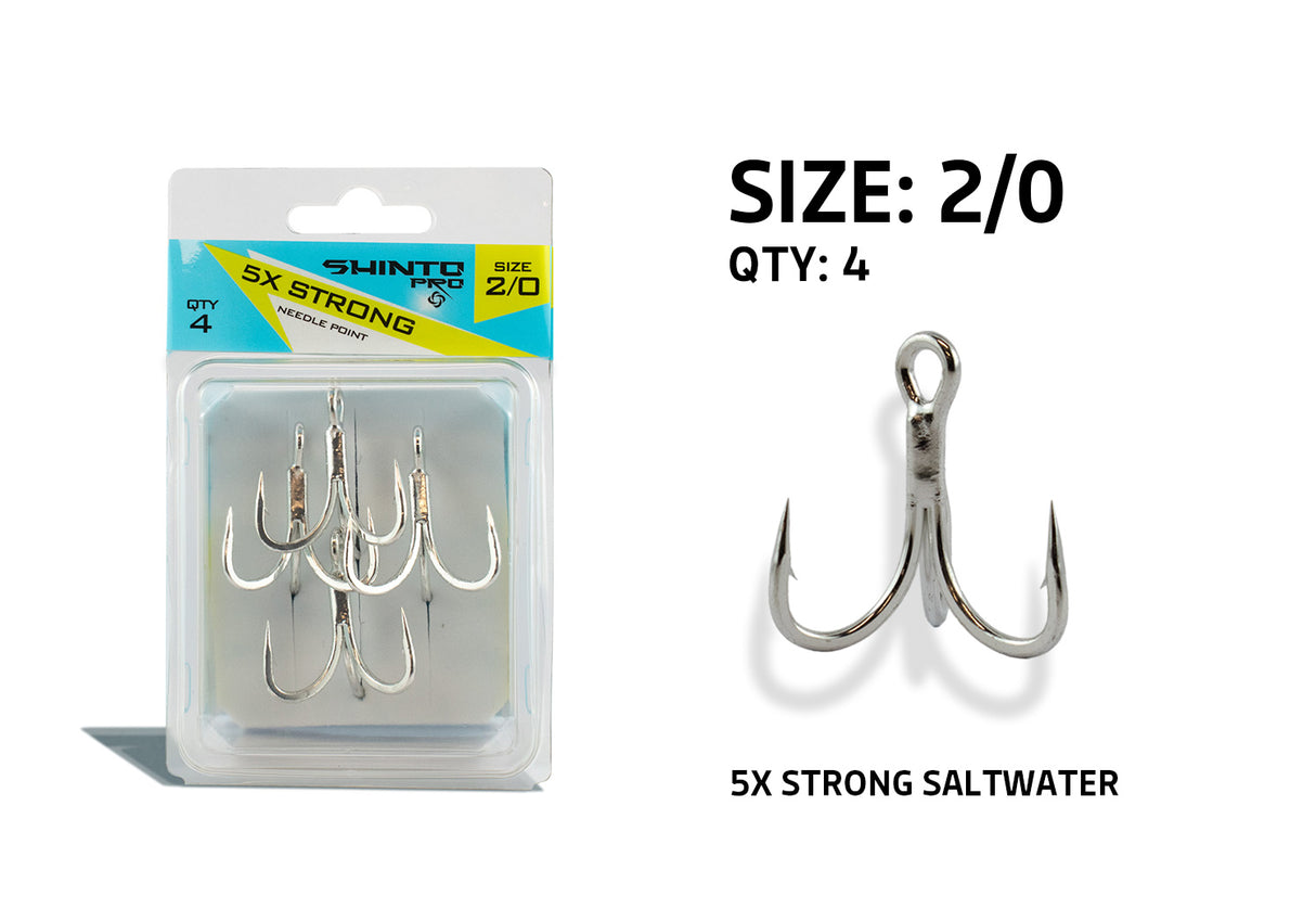 Shinto Pro 5X Strong Saltwater Trebles