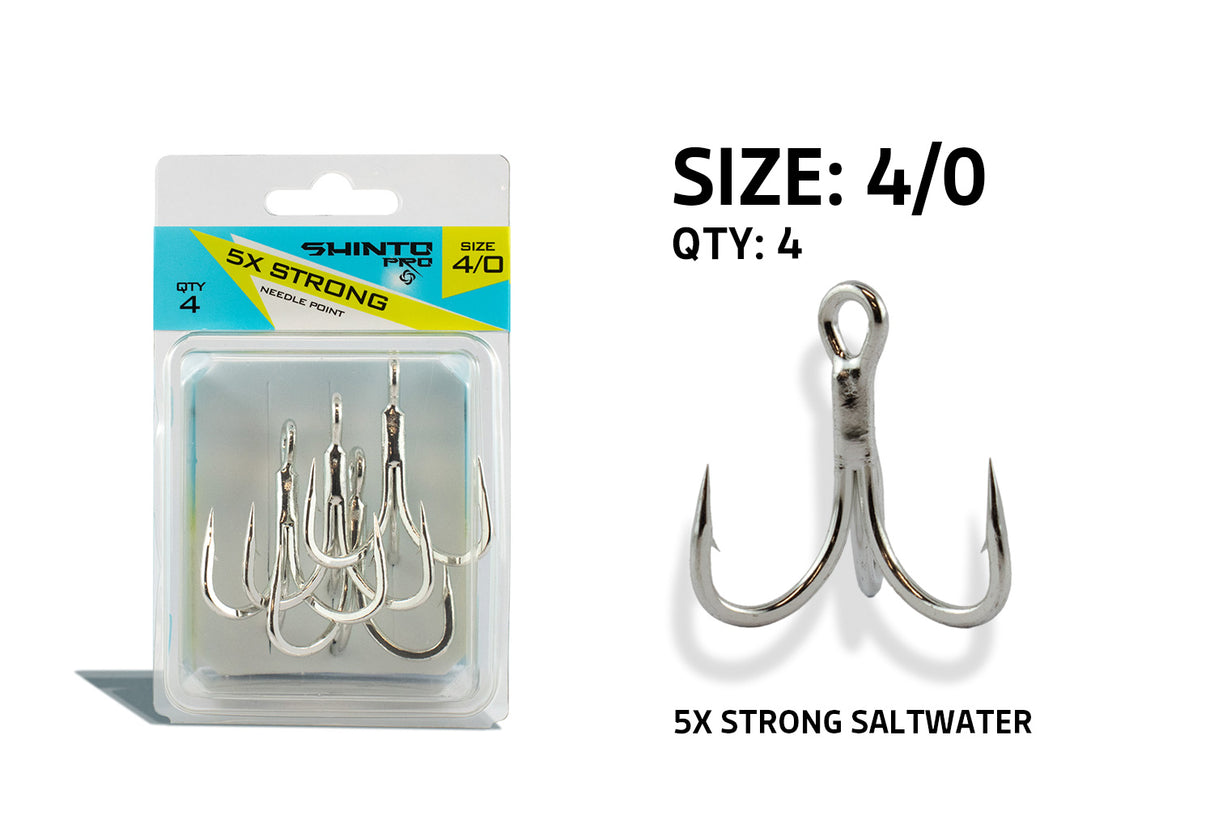 Shinto Pro 5X Strong Saltwater Trebles