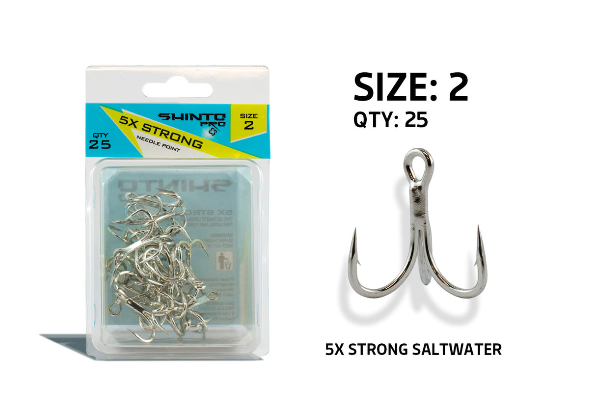 Shinto Pro 5X Strong Saltwater Trebles BULK
